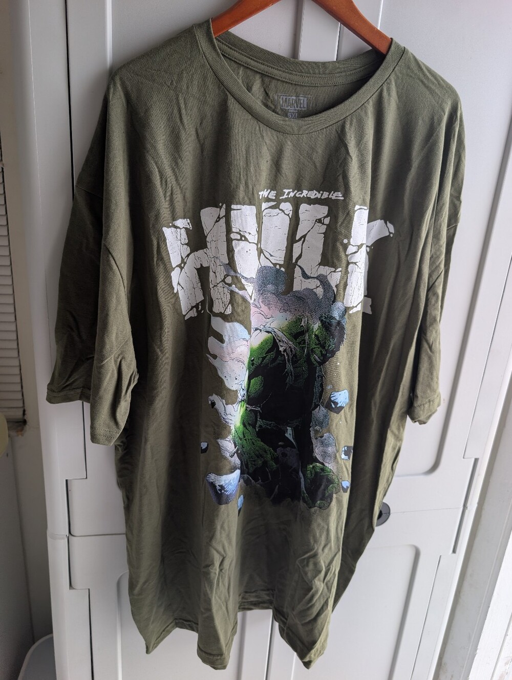 Marvel The Incredible Hulk Graphic Tee - Olive Rare 5XL